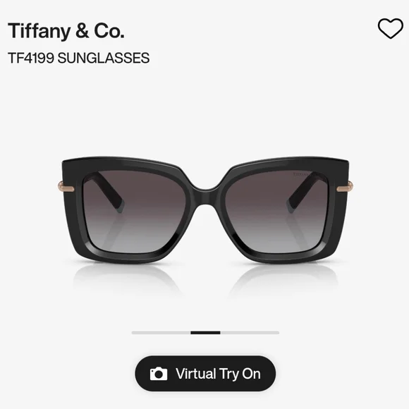 Tiffany & Co. Elegant Black Eyewear display picture 1